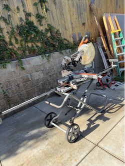 12” miter saw. Sliding dual bevel compound
