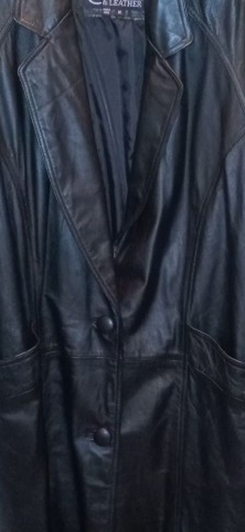 Long Leather Coat From Caspi and Leather