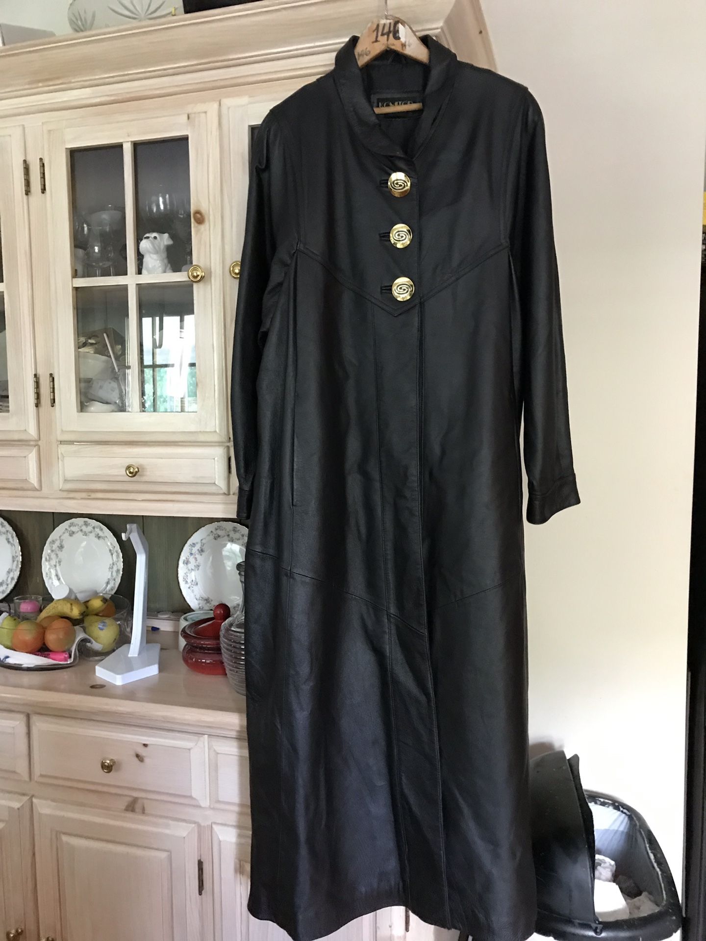 Full length KOMITOR LEATHER 100% outer shell size 1x