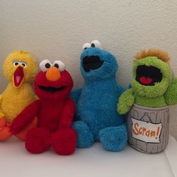 Sesame St Plushies