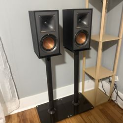 Klipsch R-51m Speakers With Stands 
