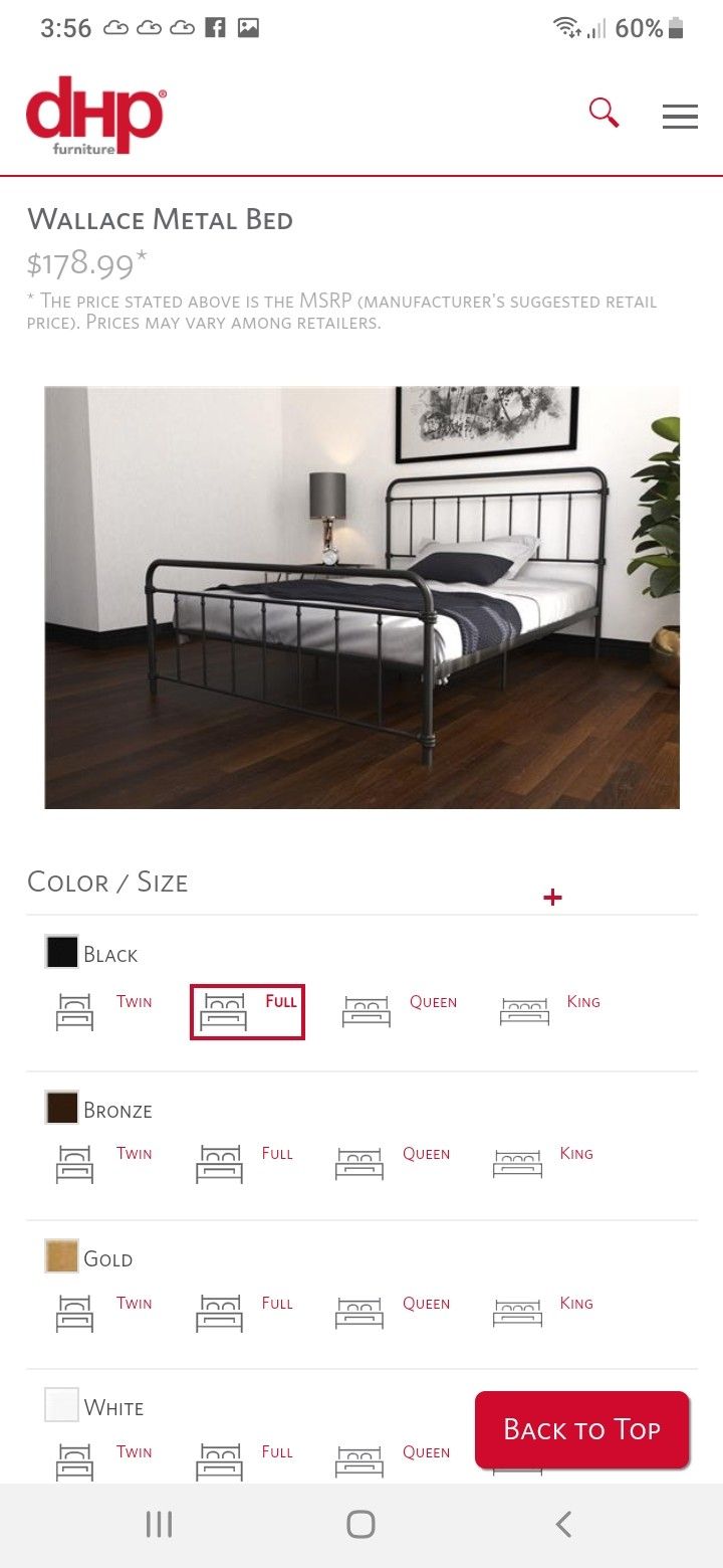 New full sizes bed frame mattress not included