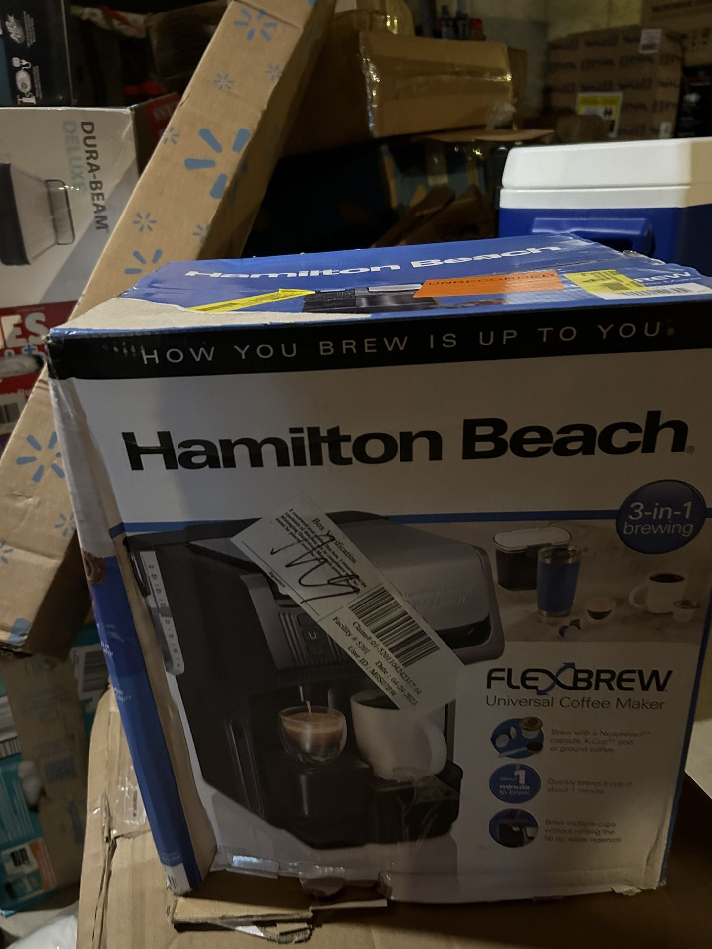 Hamilton Beach FlexBrew 56-Oz.-Reservoir Universal Drip Coffee and Espresso Maker, 49930
