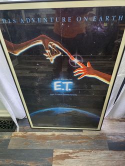 E.T. The Extra-Terrestrial Framed Movie Poster