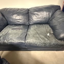 Sealy Blue Couch-USED