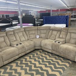 Reclining Sectional On Sale Now‼️‼️