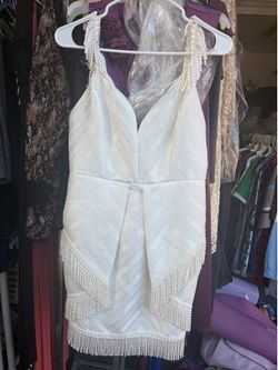 Beautiful Party Dress White Size Large
