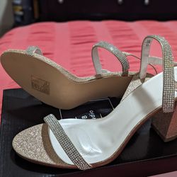 Never Worn- 3 Inch Ladies Bridesmaid Shoes