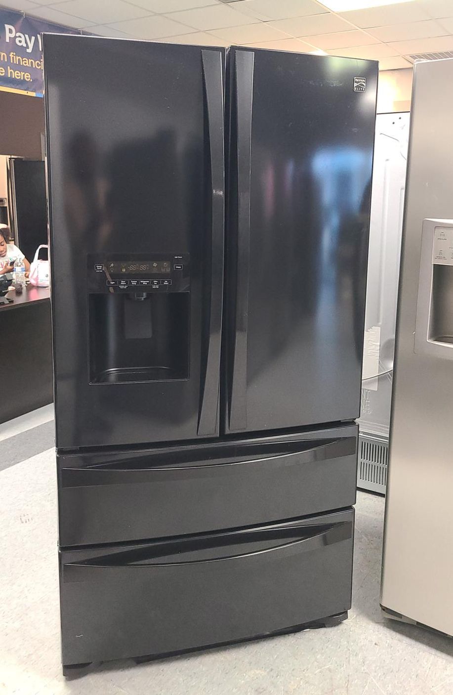Kenmore 4-Door Black Fridge