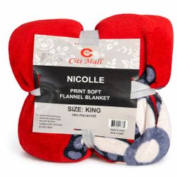 King size full flannel blanket