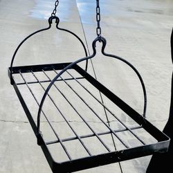 Kitchen Island Pot & Utensil Rack