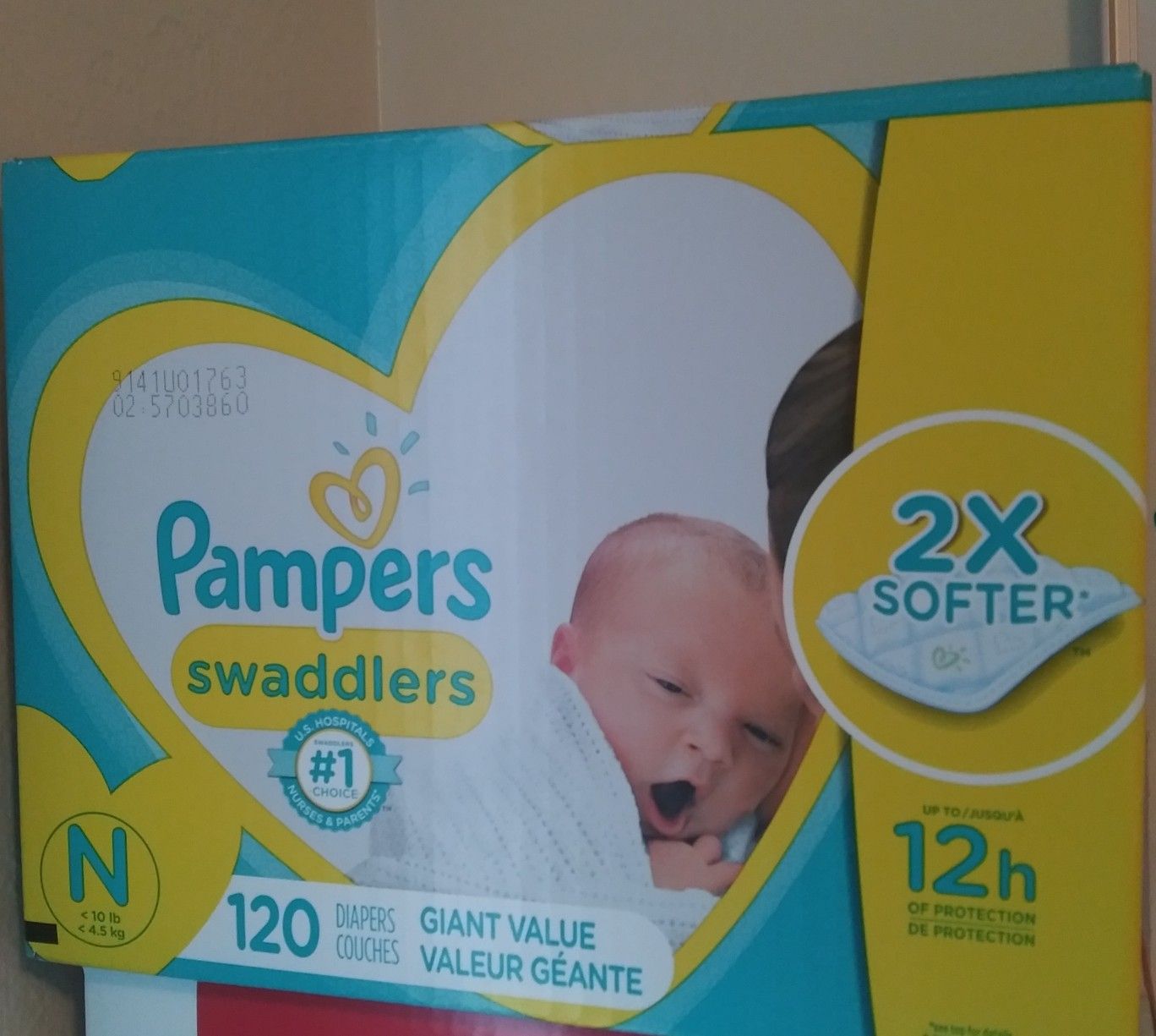 Newborn never opened diapers