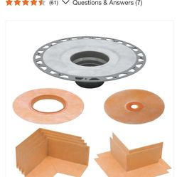 Schluter Kerdi-Drain 2 in. PVC Flange