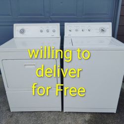 Kenmore 80 Series Washer And Electric Dryer Set  Super Capacity 