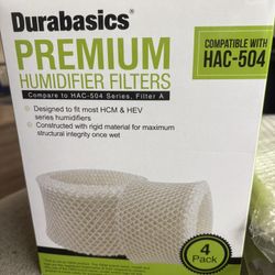 Humidifier Filters 6 Round HAC-504 HCM HEV