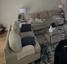 Couch and loveseat