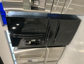 Samsung 4-Door Black Refrigerator
