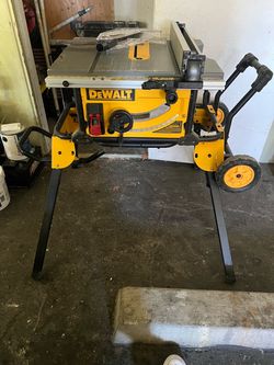 dewalt table saw with stand