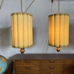 Vintage Swag lamps 
