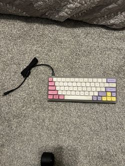 Custom 60% Keyboard + 10 Key, Used, RGB, Specs In Desc