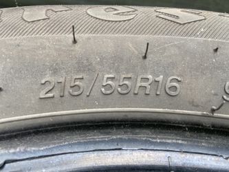 Tires (4) 215/55/R16 $120