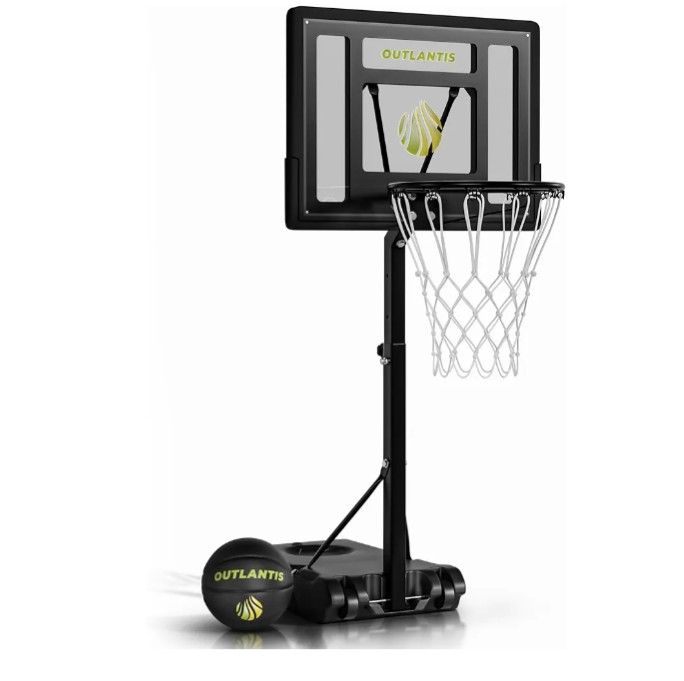 Brand New Swimming Pool Basketball Hoop Set. Durable Steel Basketball Backboard and Rim with Pool Basketball Ball, Pump&Tools. Pool Hoop for Outdoor U