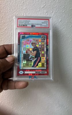 Drake Maye 2024 Optic Pandora Graded 10