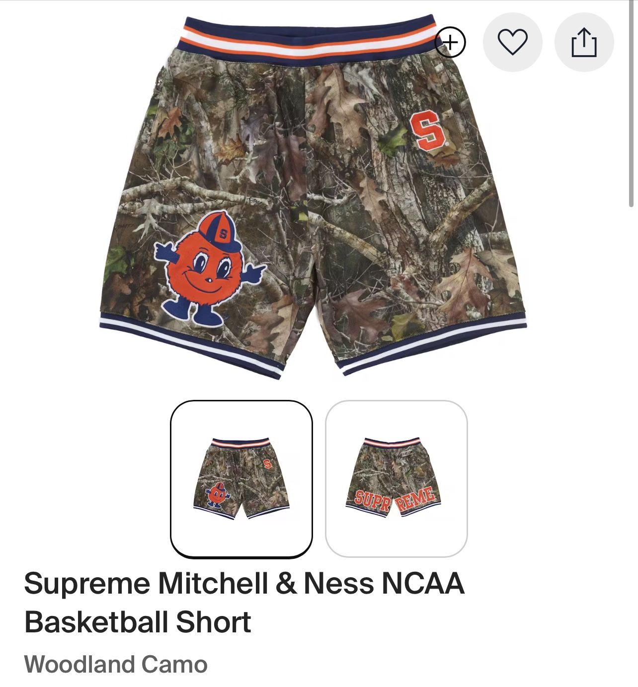ウェア Supreme Mitchell NCAA Basketball Short M Supreme Mitchell & Ness NCAA Basketball Short White Men's - FW24 - US