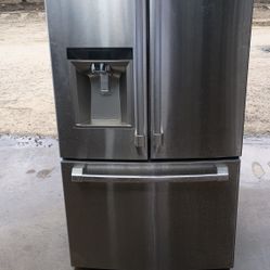 Working 3 Door Stainless Steel Fridge 2 Months Warranty