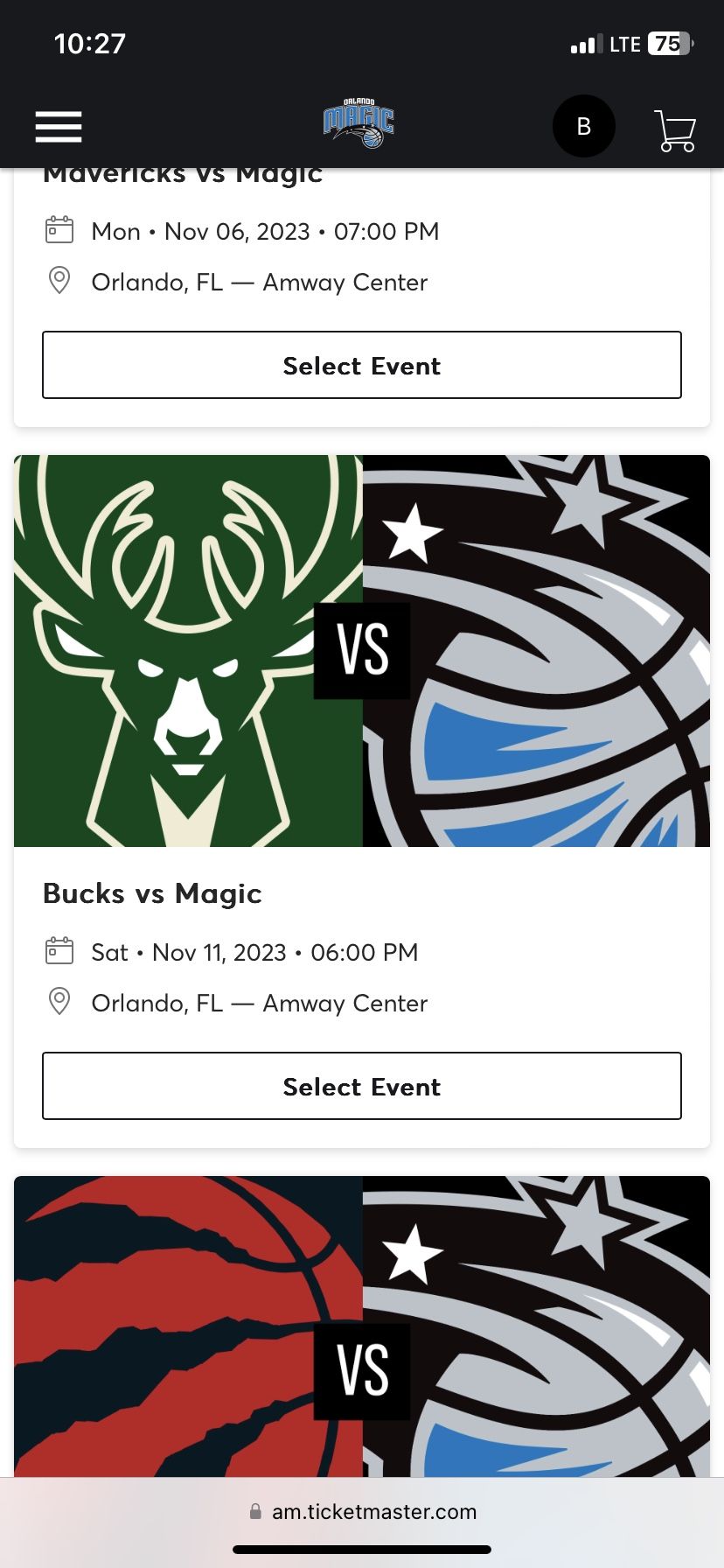 Magic Va Celtics Section 118 Row 8 Seat 5