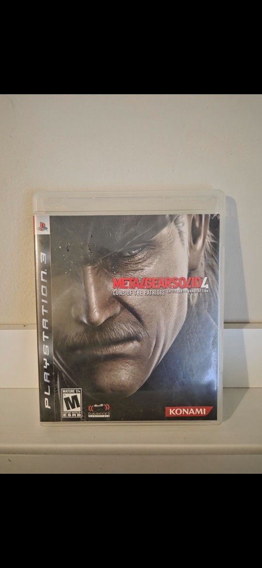 PS3 Game- METAL GEAR SOLID 4