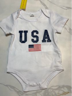USA soccer baby body suit