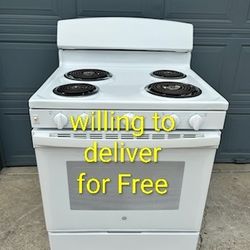 GE Electric Range - Coil Top - Works Great