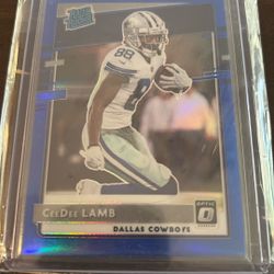 CeeDee Lamb 2020 Optic Rookie Color Match /179