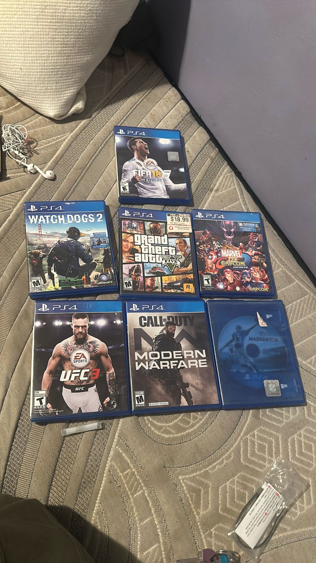 7 Ps4 Games Cheap Fully Workable And Tested