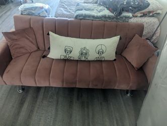 Pink Sleeper sofa