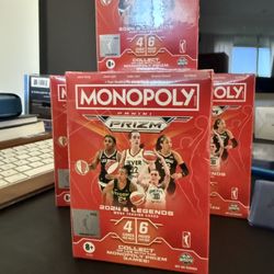 2024 Panini Prizm WNBA Monopoly Factory Sealed Blaster Box