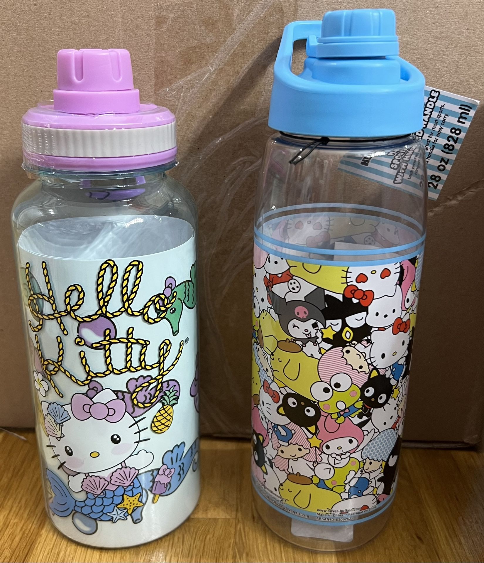 Hello Kitty & Friends Water Bottles