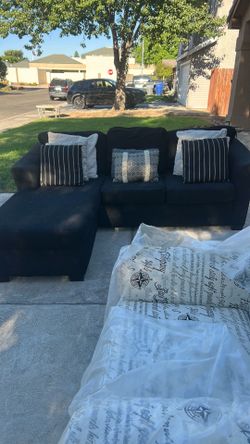 Sectional and chair