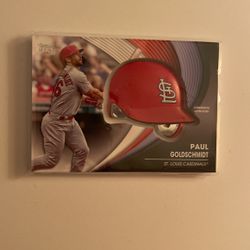 Paul Goldschmidt, St. Louis CARDINALS, NL MVP, Commemorative Batting HELMET Card! Beautiful Unique Card! 