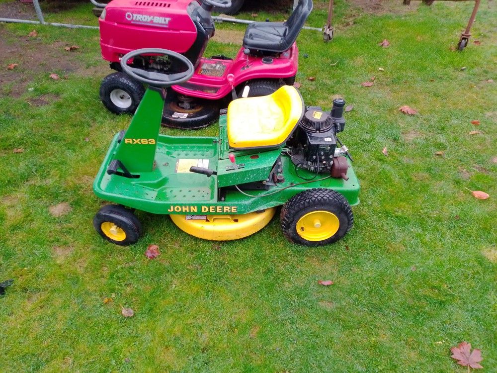 John Deere Rx63 Riding Lawn Mower