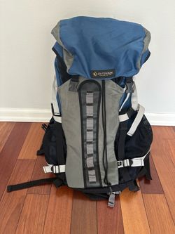 Outdoor Products 4124U-BLT Internal Frame Hiking Backpack – Blue/Black/Gray