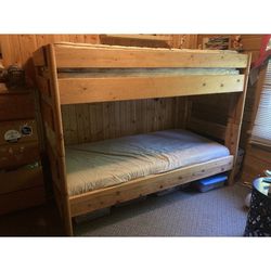 Soiled Pine Bunk Bed