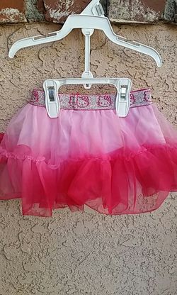 Toddler hello kitty tutu skirt