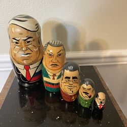 Nesting Dolls Russian Presidents 