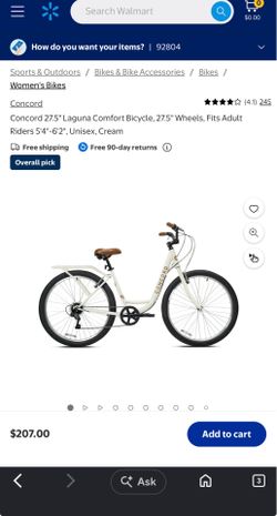 Concord 27.5" Laguna Comfort Bicycle