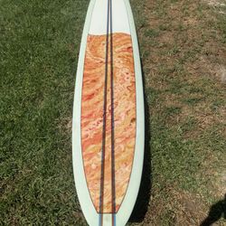 9'10 Creme Californian Gato Heroi Surfboard Longboard