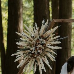 Dried Flower Arch Arrangement 