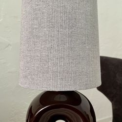 Brown/Gray Table Light Circle.