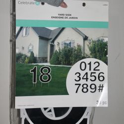 perfect for GRADUATIONS AND BIRTHDAYS  Large yard party numbers